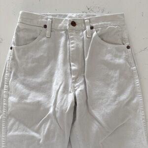 Wrangler Women’s Cowboy Cut Slim Fit Jeans 14MWZWH – White - 7x34